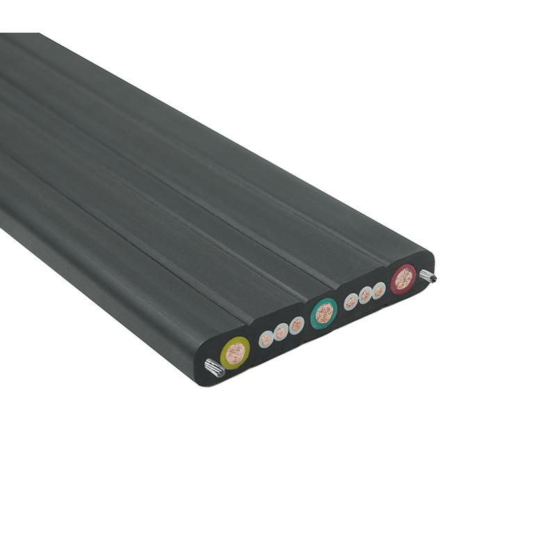 เครนเปลือกผสมเดินทางสายแบนพร้อมลวดเหล็ก