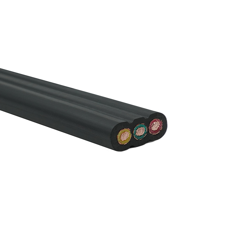 แกนทองแดงหุ้มฉนวนพีวีซีพีวีซีหุ้มฉนวนสายเคเบิลแบนลิฟต์