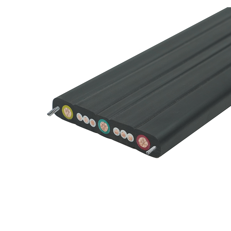 เครนเปลือกผสมเดินทางสายแบนพร้อมลวดเหล็ก