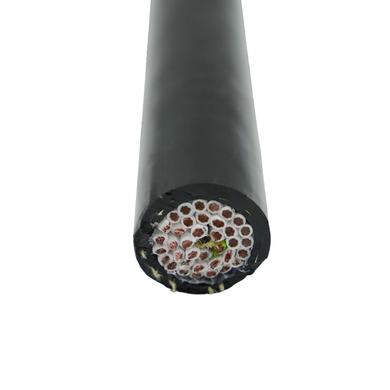 สายเคเบิลม้วนเครนกันน้ำแบบ TPU Dual-Sheath