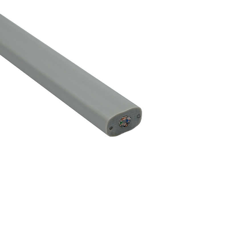 สายแบนลิฟต์พร้อมลวดเหล็กและสายแพทช์ Cat6 1 เส้น