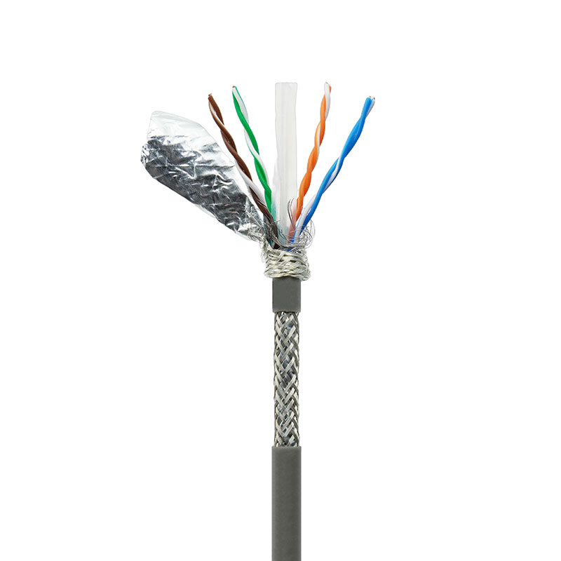 สายเคเบิลเครือข่ายคู่บิดเกลียวแบบมีฉนวนป้องกันประเภท 6