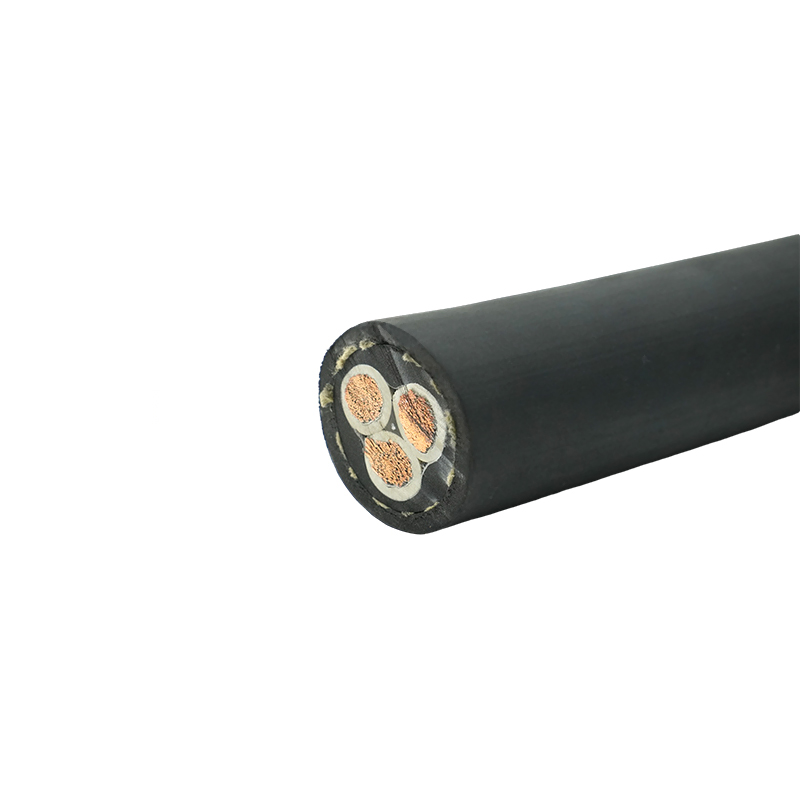 สายเคเบิลยืดหยุ่นยางทนน้ำมันกลางแจ้งสำหรับงานหนัก